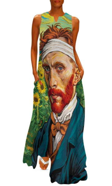 Puccelli Van Gogh designer dress